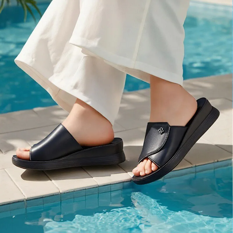 Spider King PU Polyurethane Slip Resistant Slide Slippers Women's-2