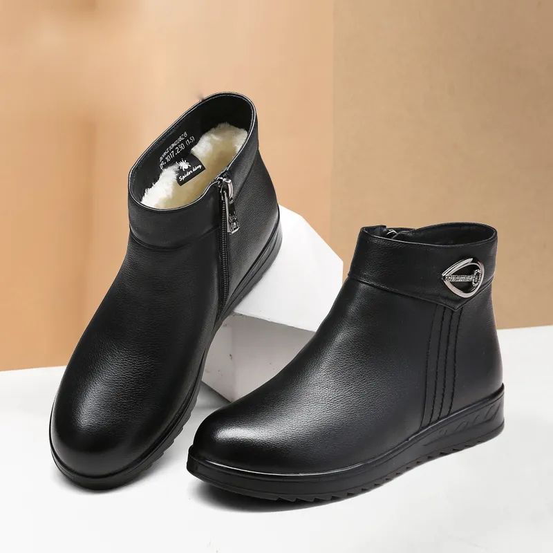 Spider King Ankle Boots Women's Black-3