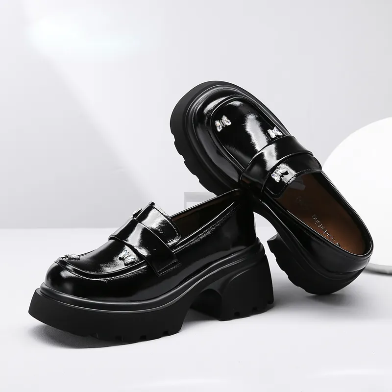 Spider King Loafers Women's Black-3