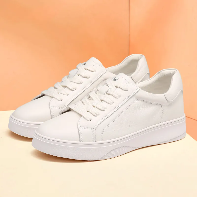 Spider King Low Top Skateboard Shoes Women's White-4