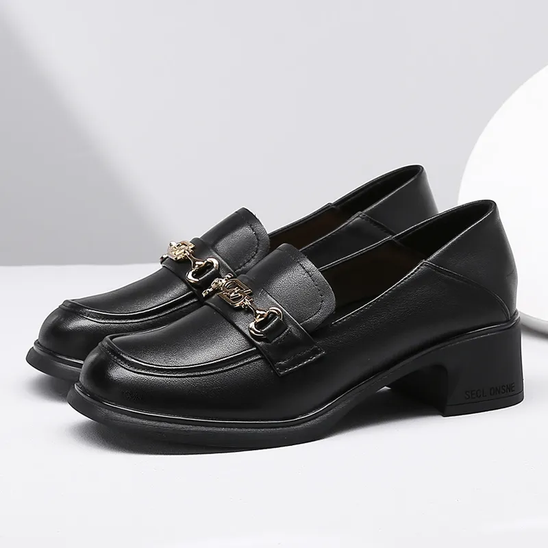 Spider King Loafers Women's Black-1