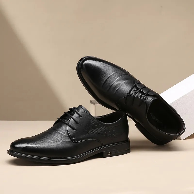 Spider King Dress Shoes Men's Black-4