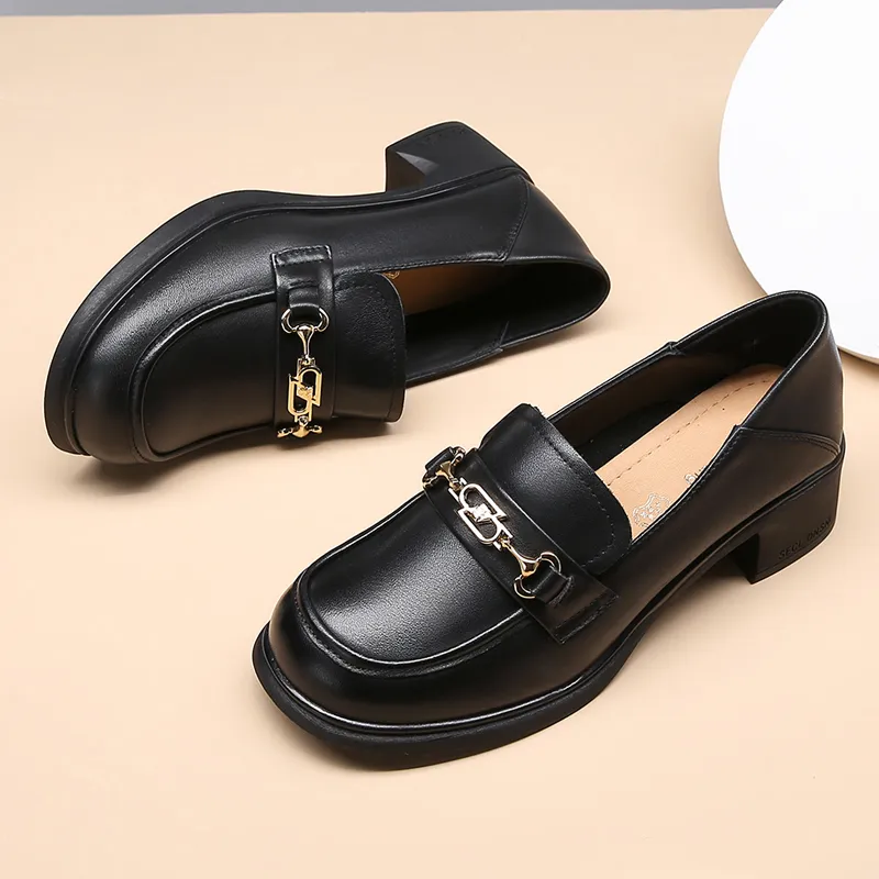 Spider King Loafers Women's Black-3