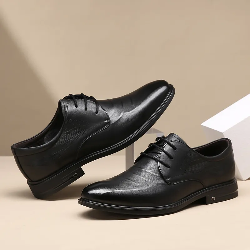 Spider King Dress Shoes Men's Black-3