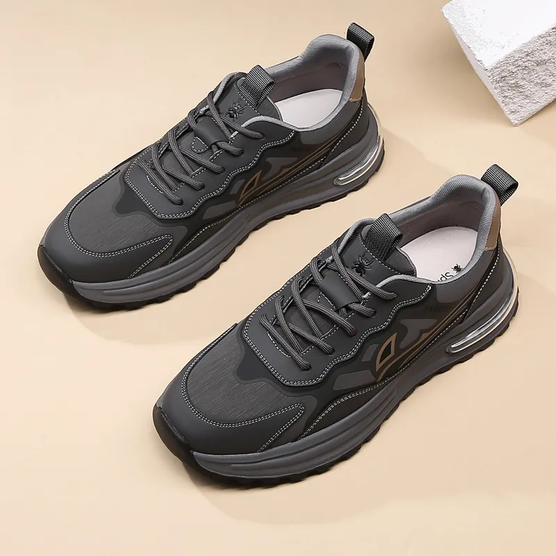 Spider King Low Top Casual Shoes Men's Gray-5