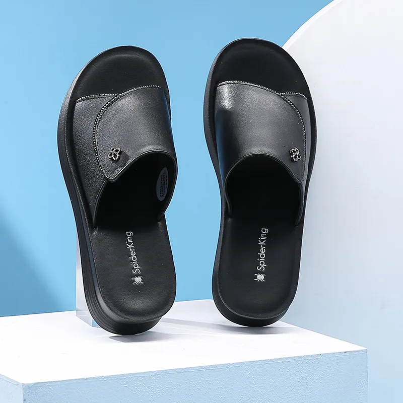 Spider King PU Polyurethane Slip Resistant Slide Slippers Women's-4