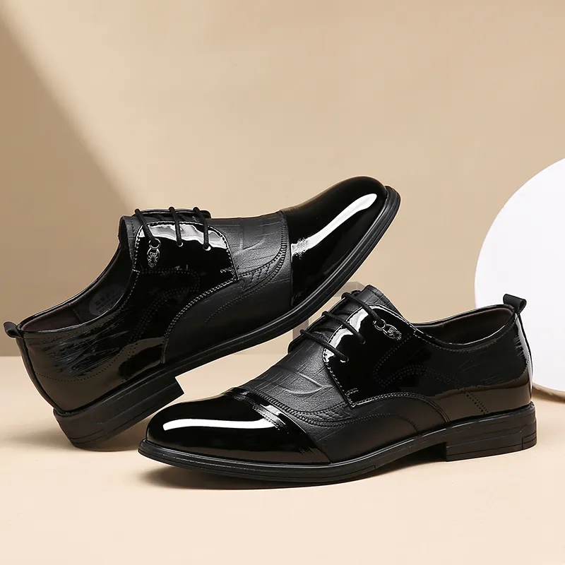 Spider King Dress Shoes Men's Black-2