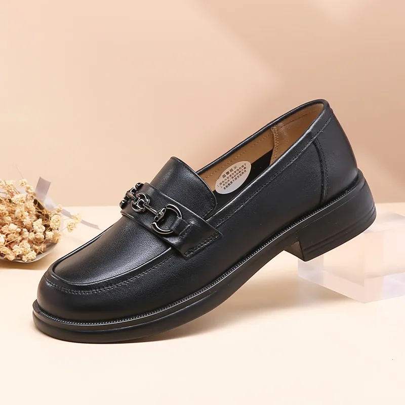 Spider King Loafers Women's Black-1