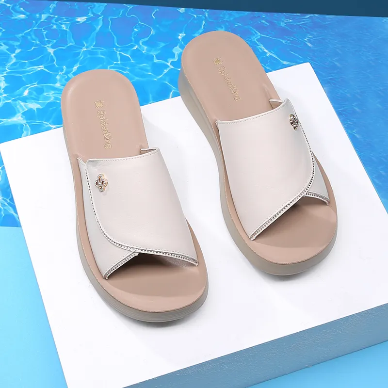 Spider King PU Polyurethane Slip Resistant Slide Slippers Women's-9