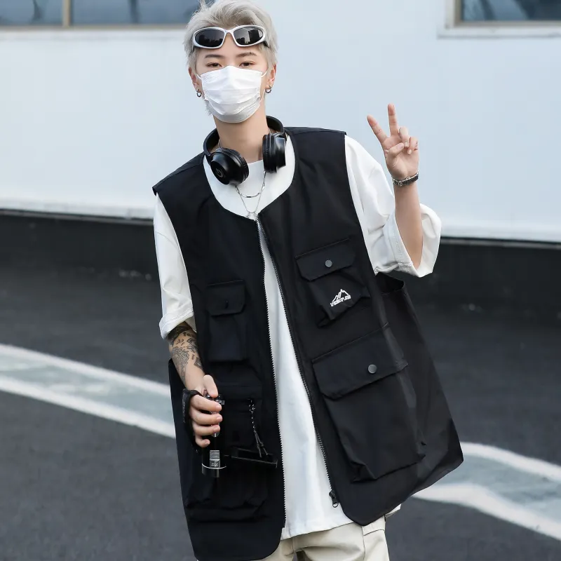 33TH Vests Unisex Black-3