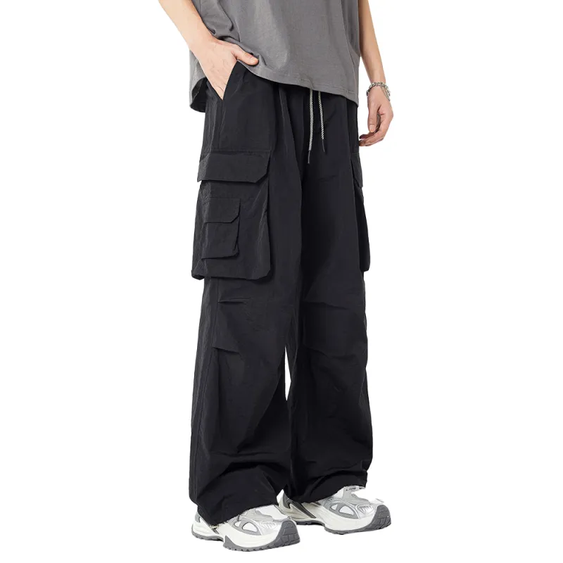 33TH Cargo Pants Unisex Stone Gray-6