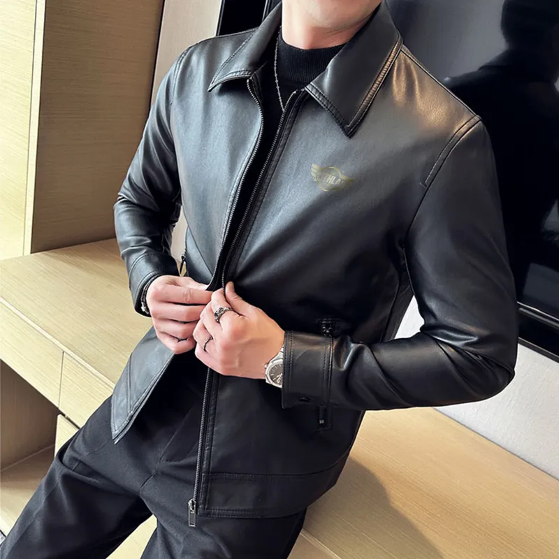 33TH Leather Jacket Unisex Black-5