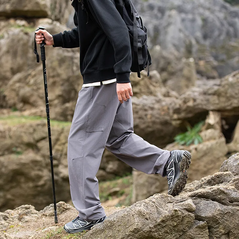 33TH Casual Pants Unisex Dark Space Gray-22