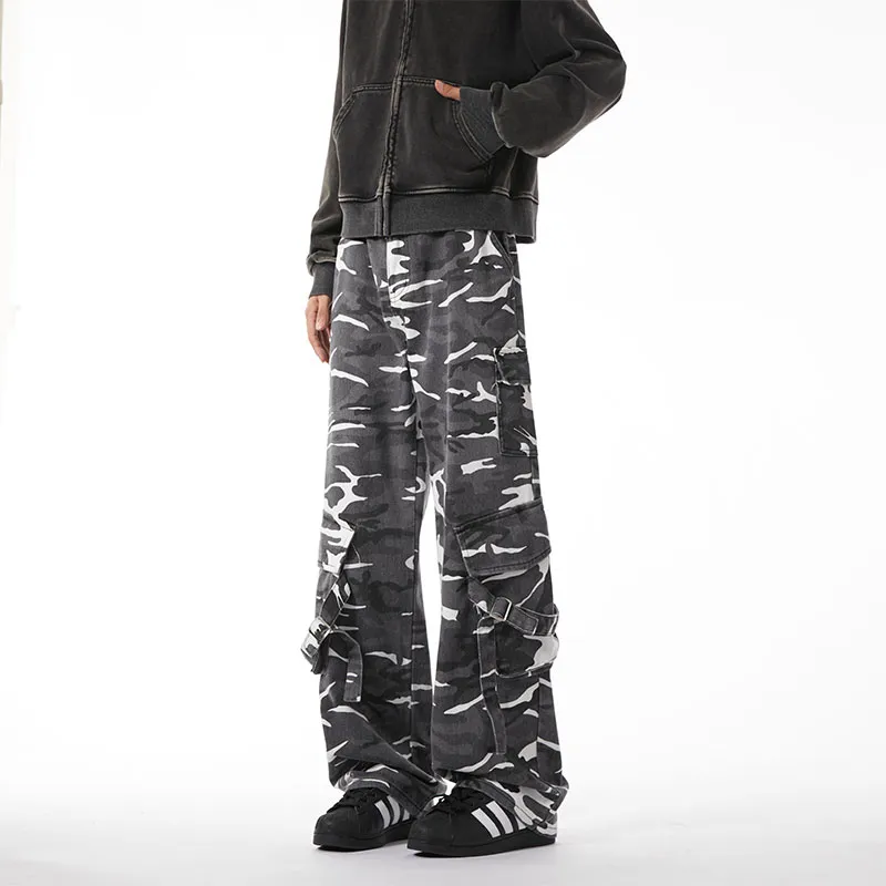 33TH Casual Pants Unisex Camouflage-1