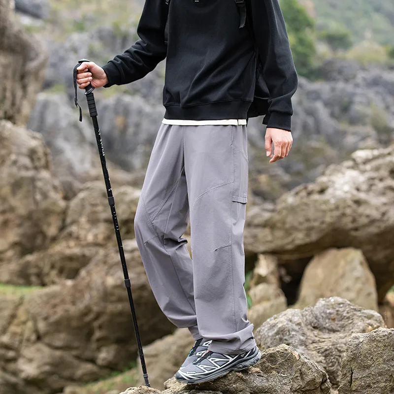 33TH Casual Pants Unisex Dark Space Gray-21