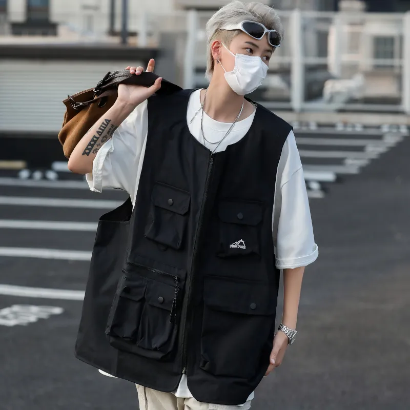 33TH Vests Unisex Black-5