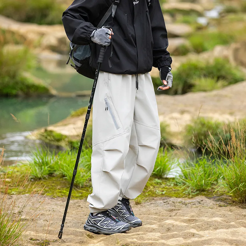33TH Cargo Pants Unisex Stone Gray-22