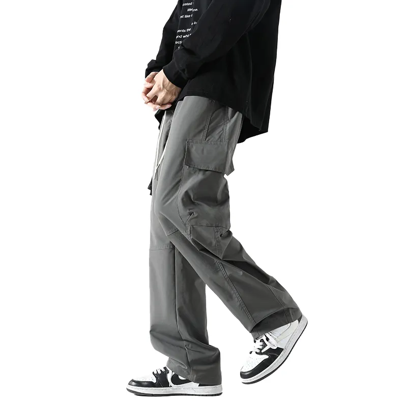 33TH Cargo Pants Unisex Dark Gray-2