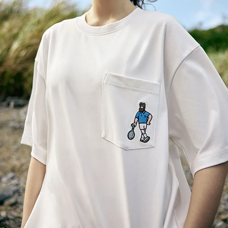 33TH Drop Shoulder Sleeve T Shirt Unisex-20
