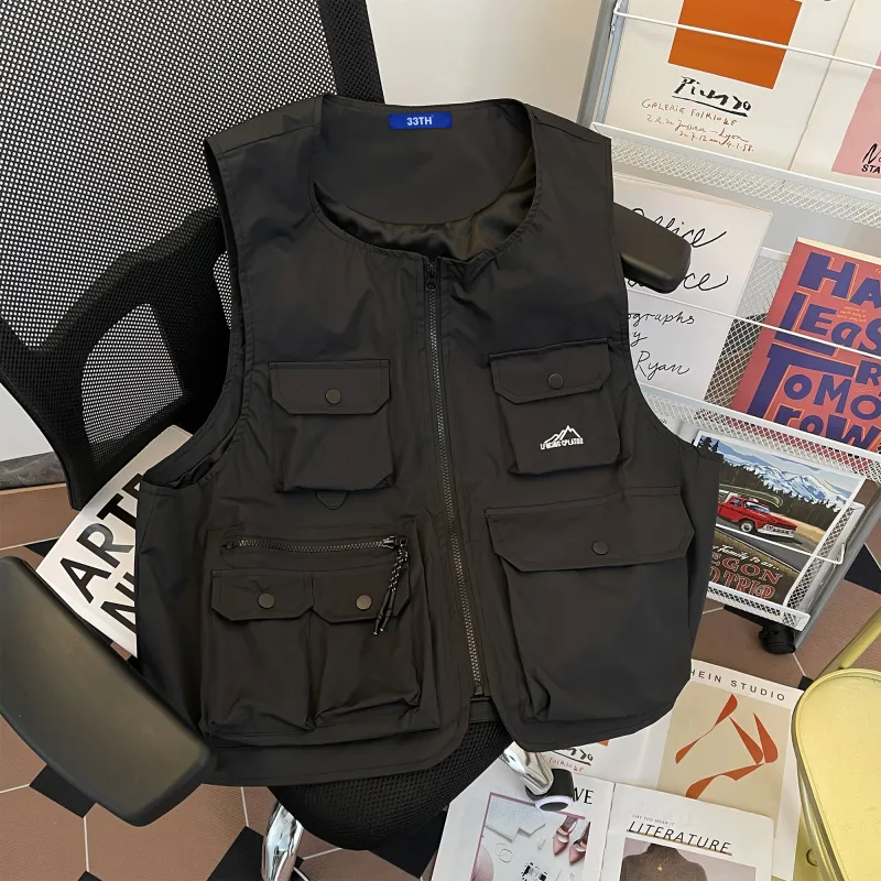 33TH Vests Unisex Black-1