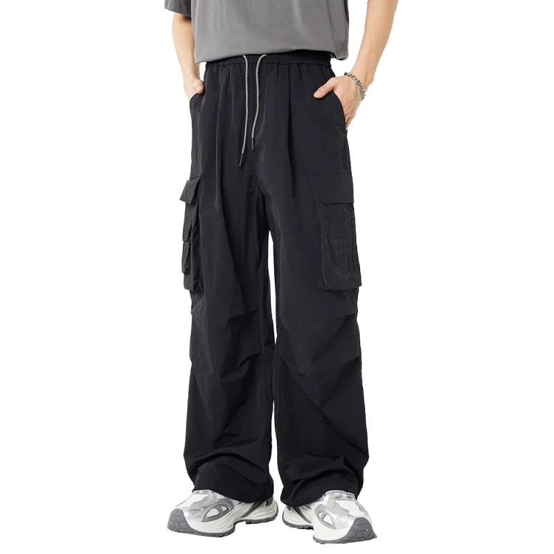 33TH Cargo Pants Unisex Stone Gray-7