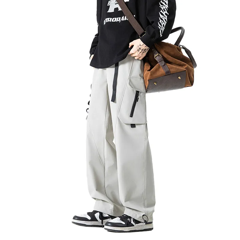 33TH Cargo Pants Unisex Camouflage Jungle Gray-18