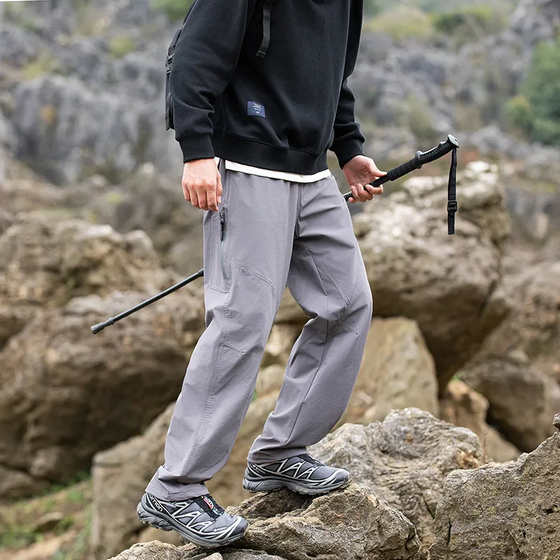 33TH Casual Pants Unisex Dark Space Gray-20
