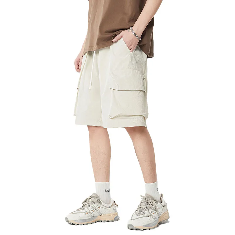 33TH Cargo Shorts Unisex Orange-8