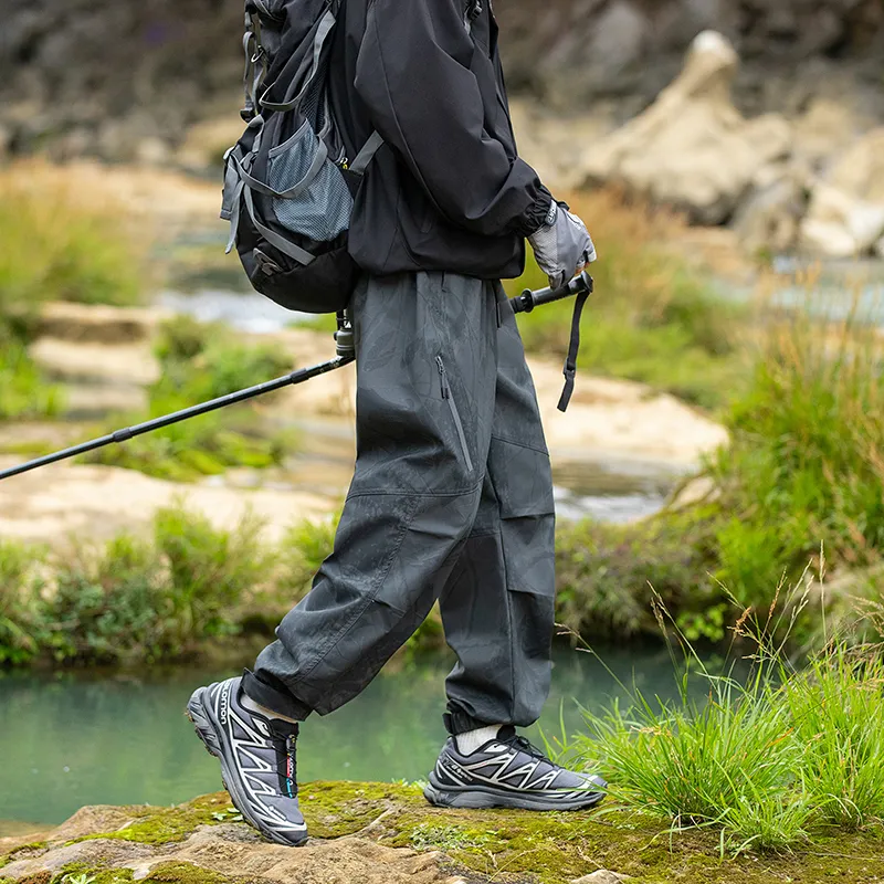 33TH Cargo Pants Unisex Stone Gray-17