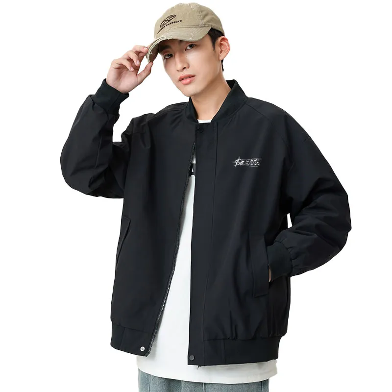 33TH Jackets Coats Unisex Black-3