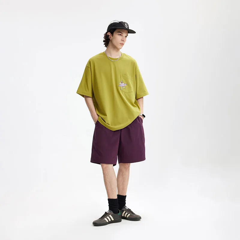 33TH Drop Shoulder Sleeve T Shirt Unisex-16