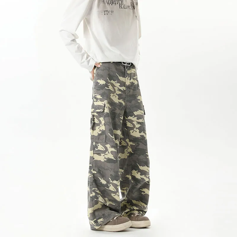 33TH Casual Pants Unisex Camouflage-3
