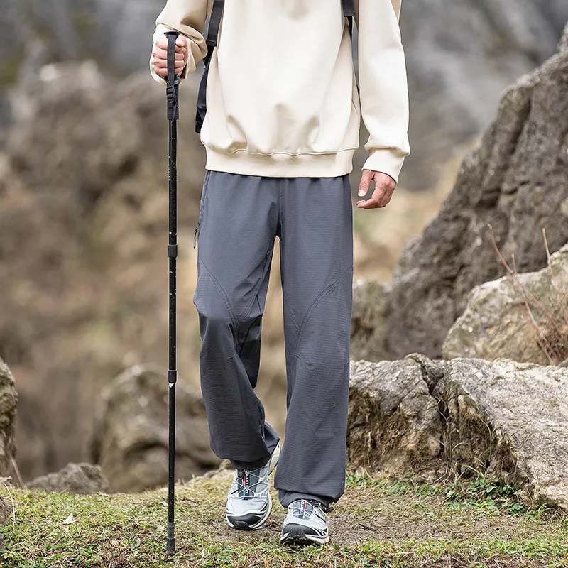 33TH Casual Pants Unisex Dark Space Gray-2