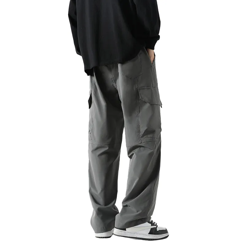 33TH Cargo Pants Unisex Dark Gray-1