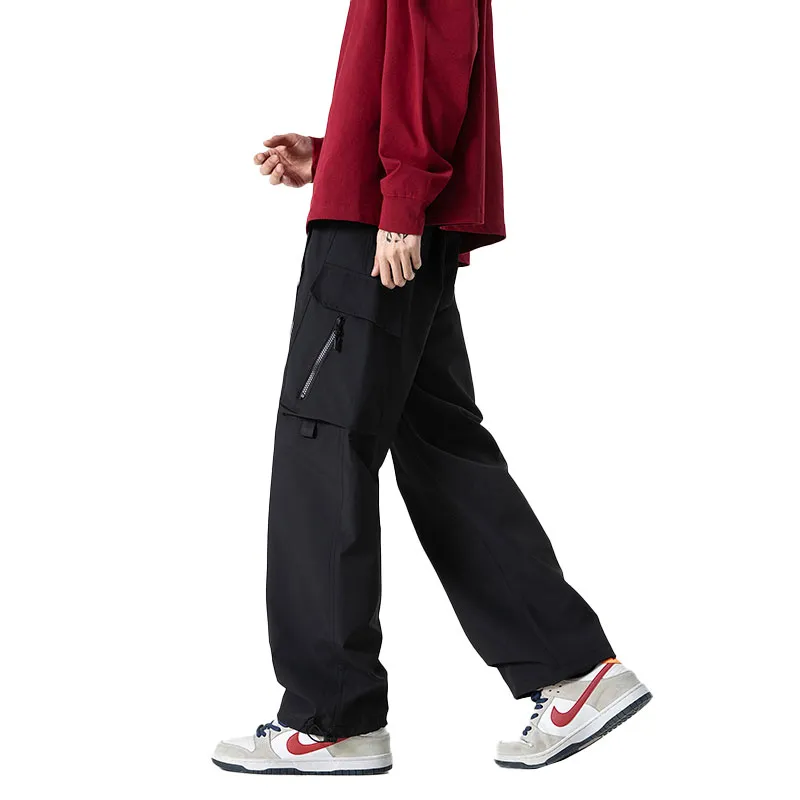 33TH Cargo Pants Unisex Camouflage Jungle Gray-6