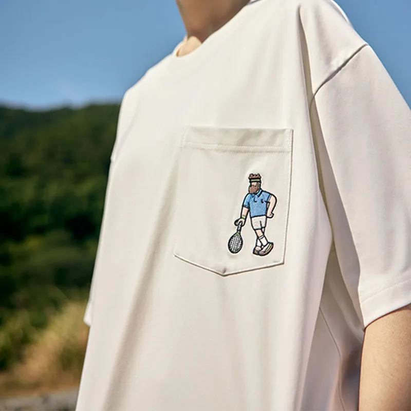 33TH Drop Shoulder Sleeve T Shirt Unisex-23