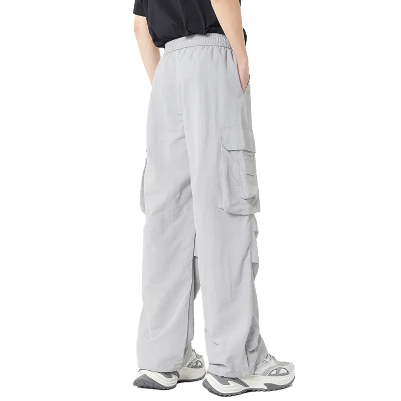 33TH Cargo Pants Unisex Stone Gray-1
