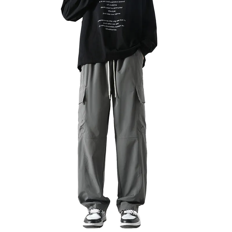 33TH Cargo Pants Unisex Dark Gray-3