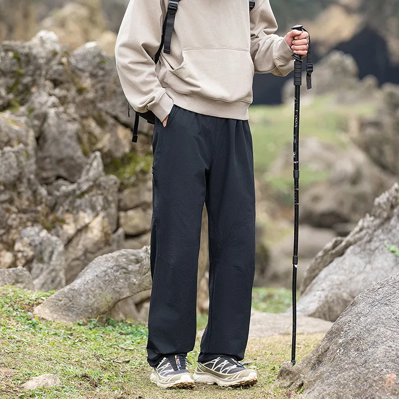 33TH Casual Pants Unisex Dark Space Gray-14