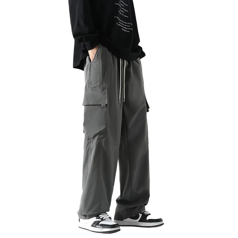 33TH Cargo Pants Unisex Dark Gray-4