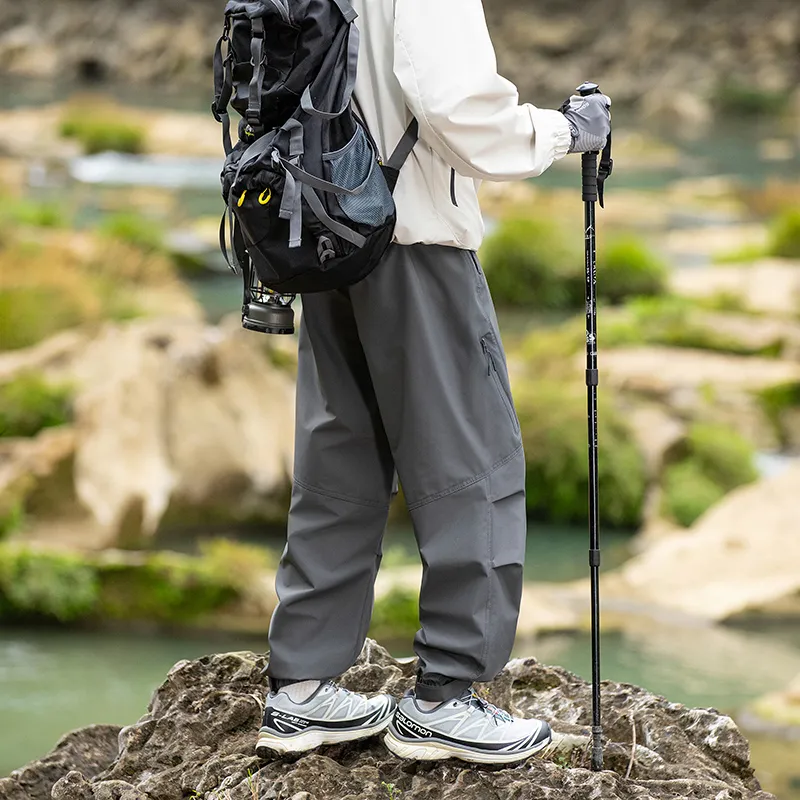 33TH Cargo Pants Unisex Stone Gray-3
