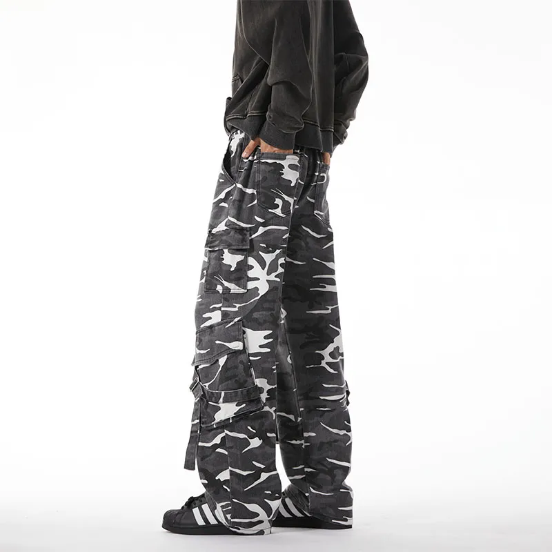33TH Casual Pants Unisex Camouflage-2