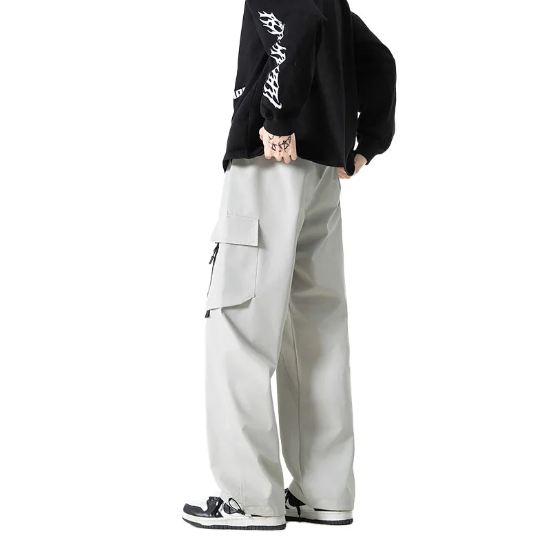 33TH Cargo Pants Unisex Camouflage Jungle Gray-16