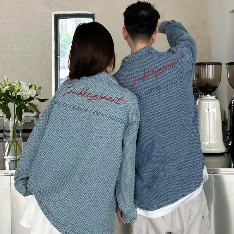 CRUSH KEY Denim Jackets Unisex-2