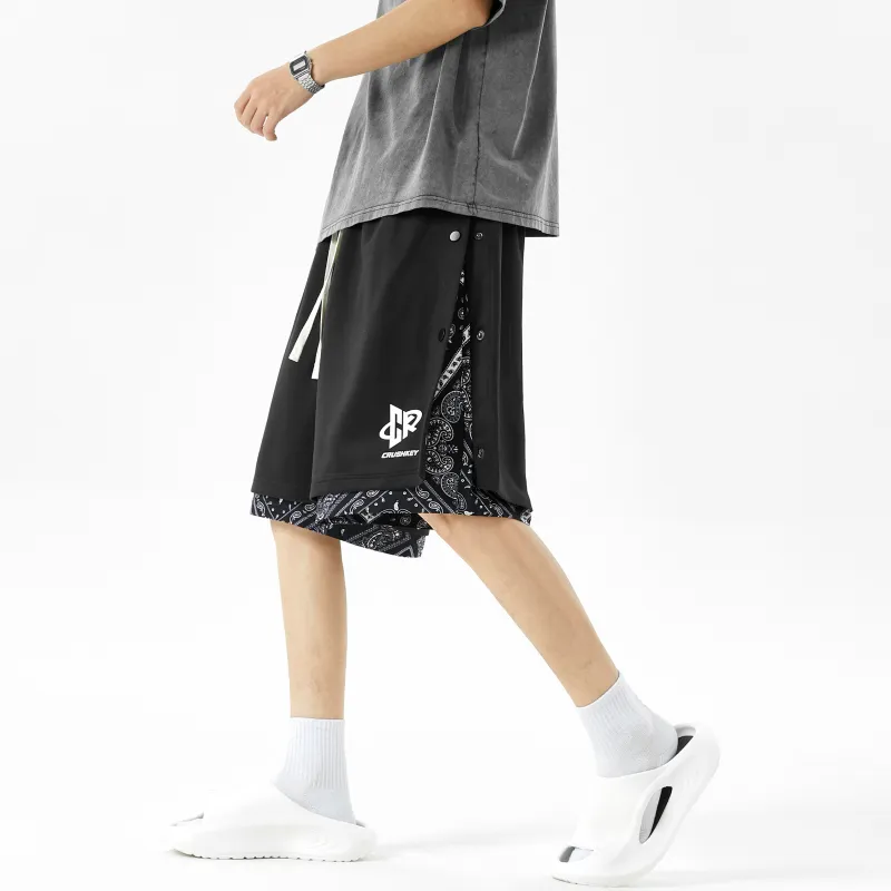CRUSH KEY Casual Shorts Unisex-3