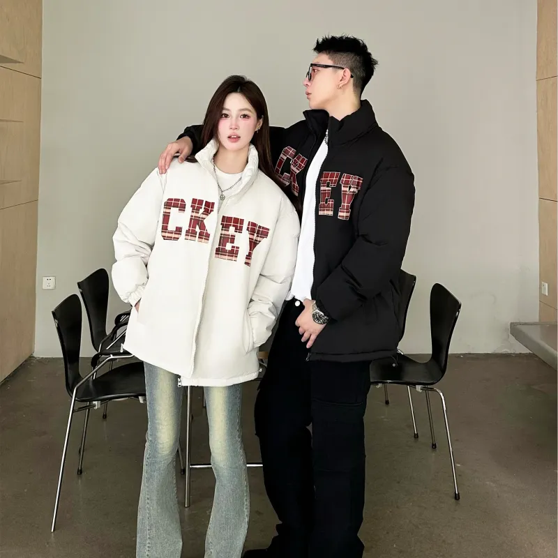 CRUSH KEY Puffer Jackets Unisex-2
