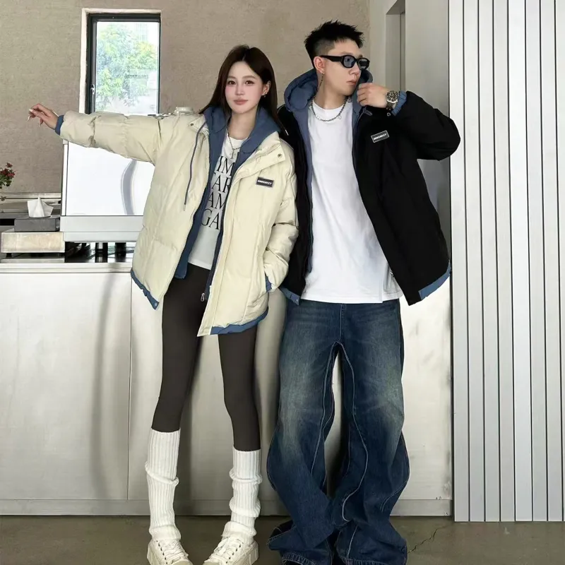 CRUSH KEY Puffer Jackets Unisex-10
