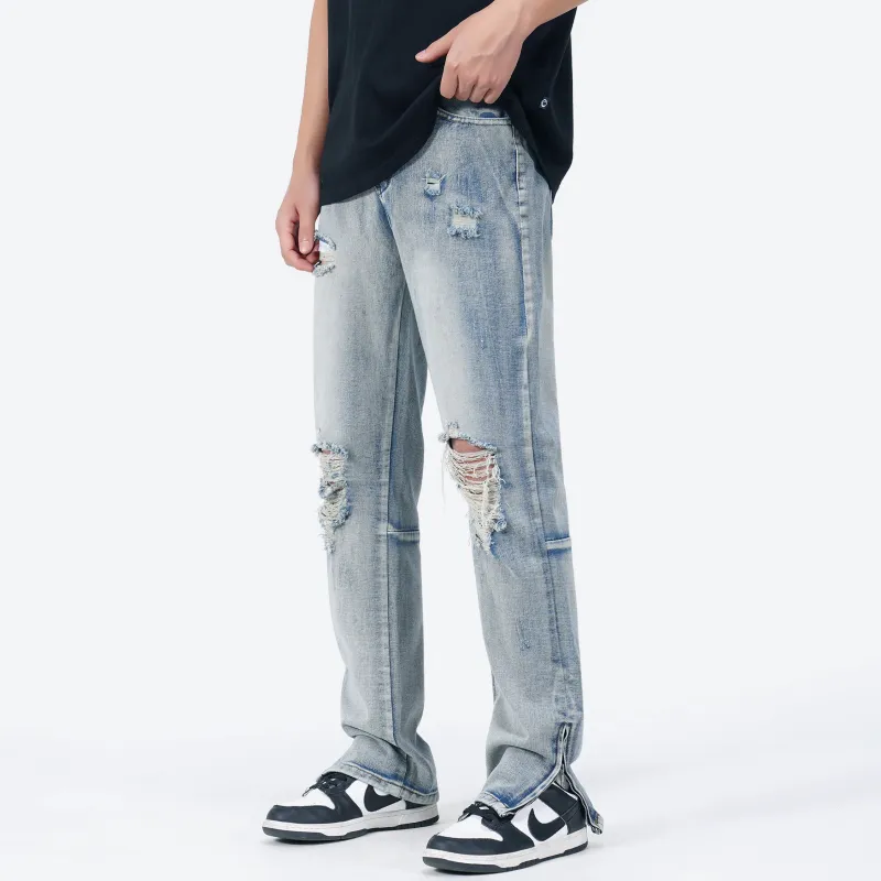CRUSH KEY Jeans Unisex Blue-3