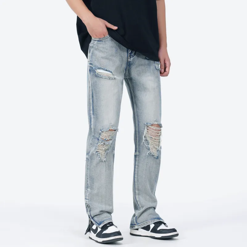 CRUSH KEY Jeans Unisex Blue-4