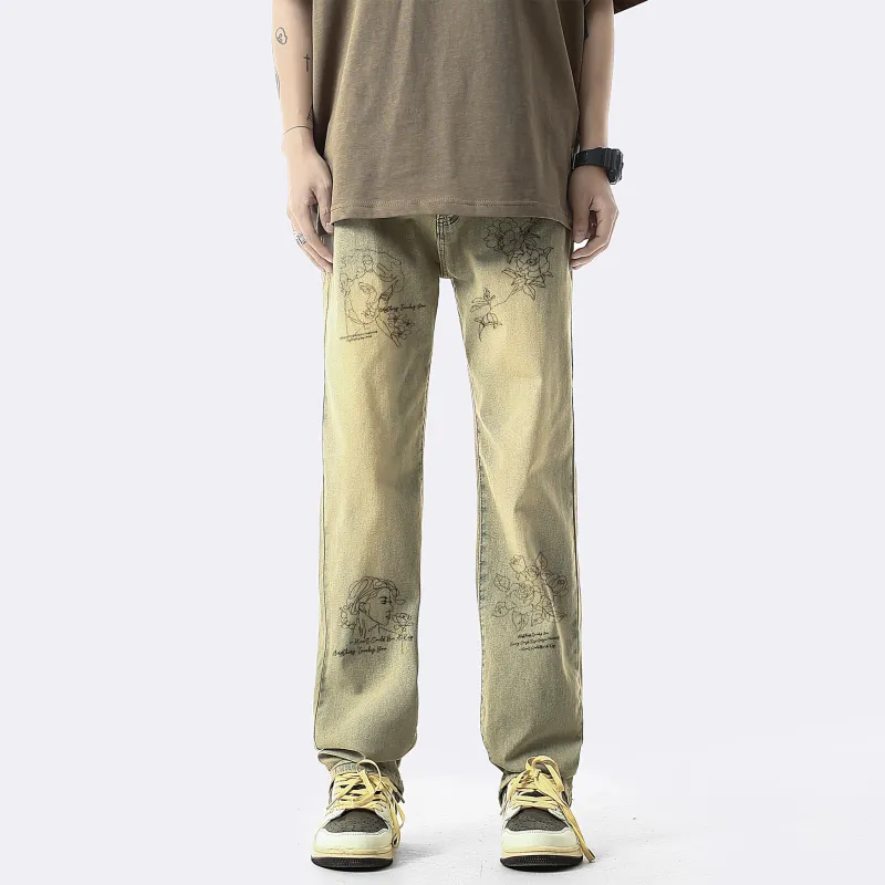 CRUSH KEY Jeans Unisex-2